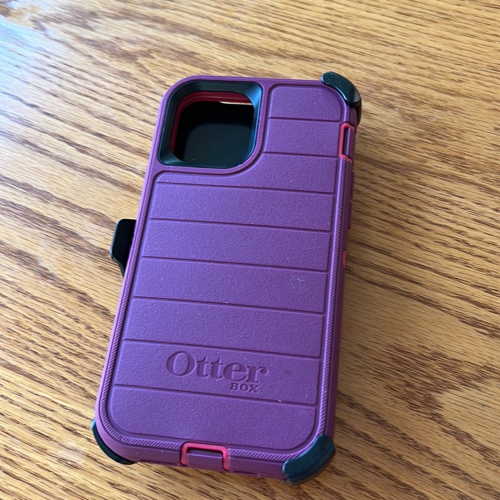 Otter box defender with belt clip for iPhone 12